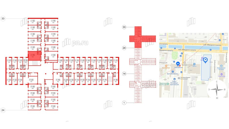 Апартаменты в ЖК Апарт-отель Well , студия, 37.38 м², 7 этаж